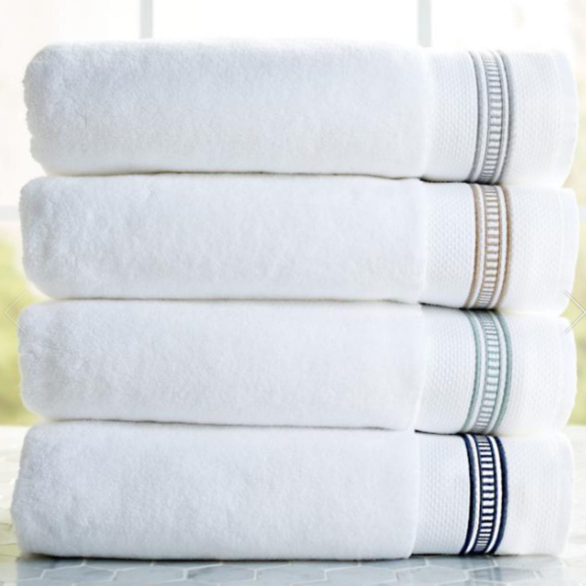 Resort Ladder Stitch Cotton Bath Towel