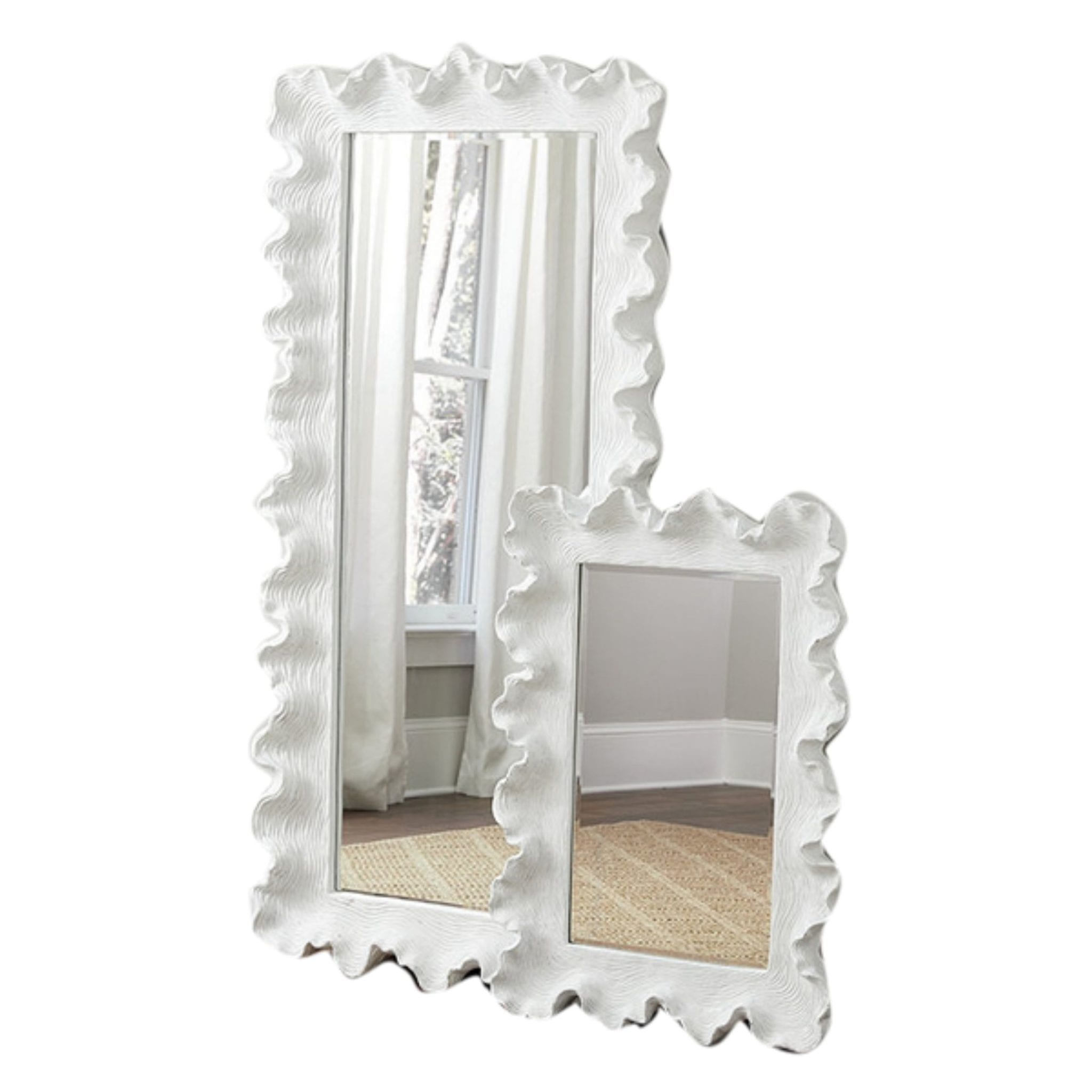Atoll Rectangular Mirror with Clear Glass