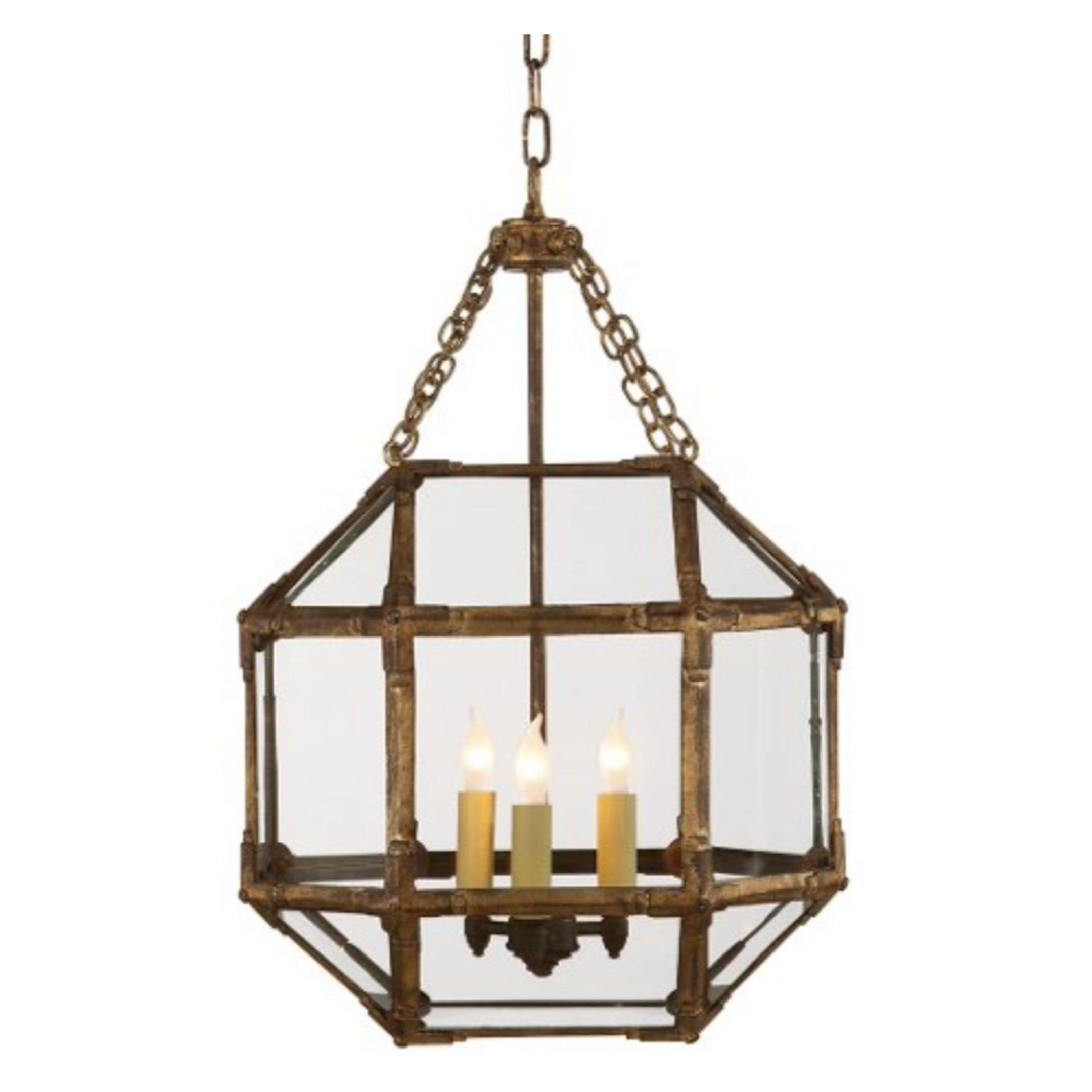 Gold Kitchen Island Pendant Lantern