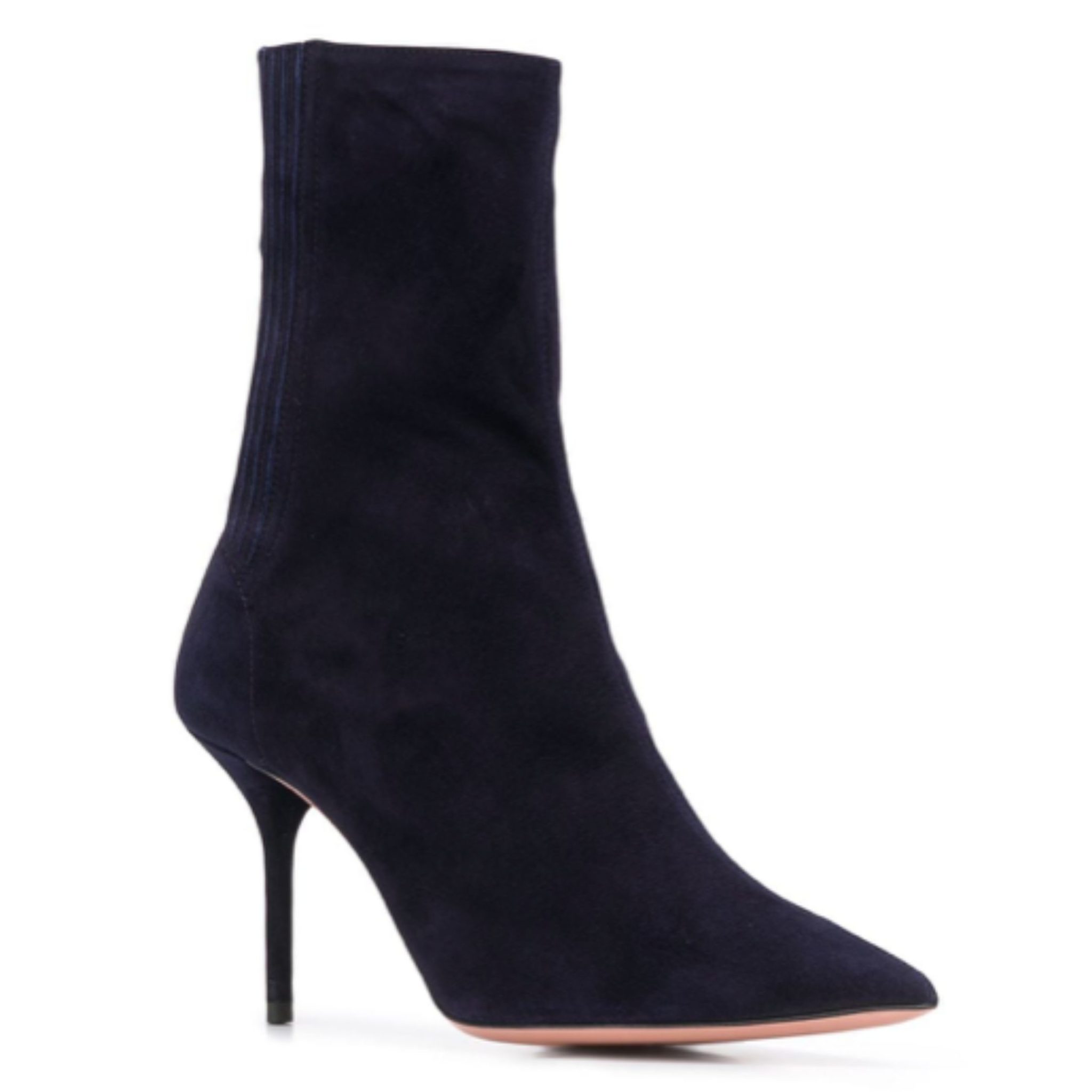 Aquazzura Suede Black Booties