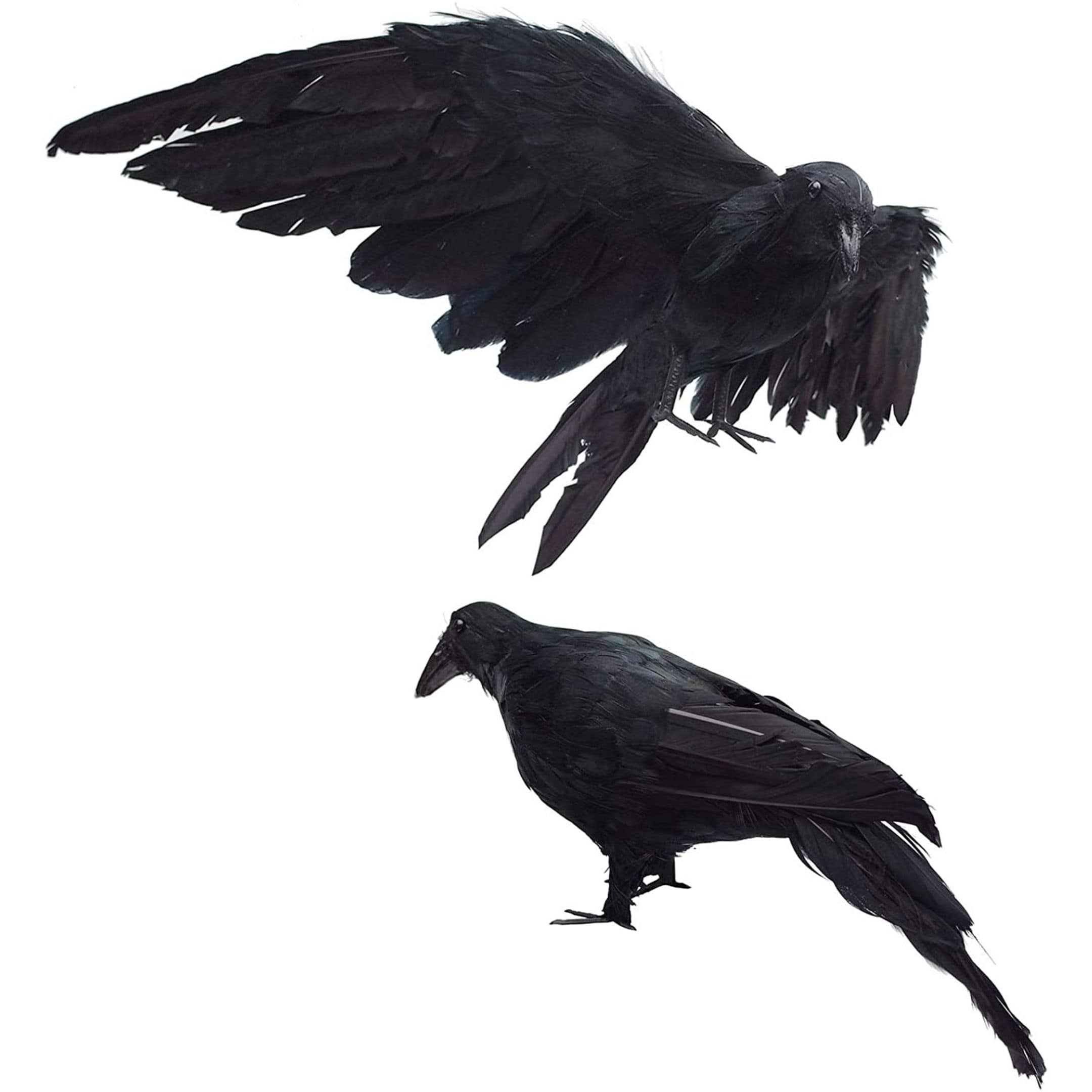 Handmade Feathered Crow