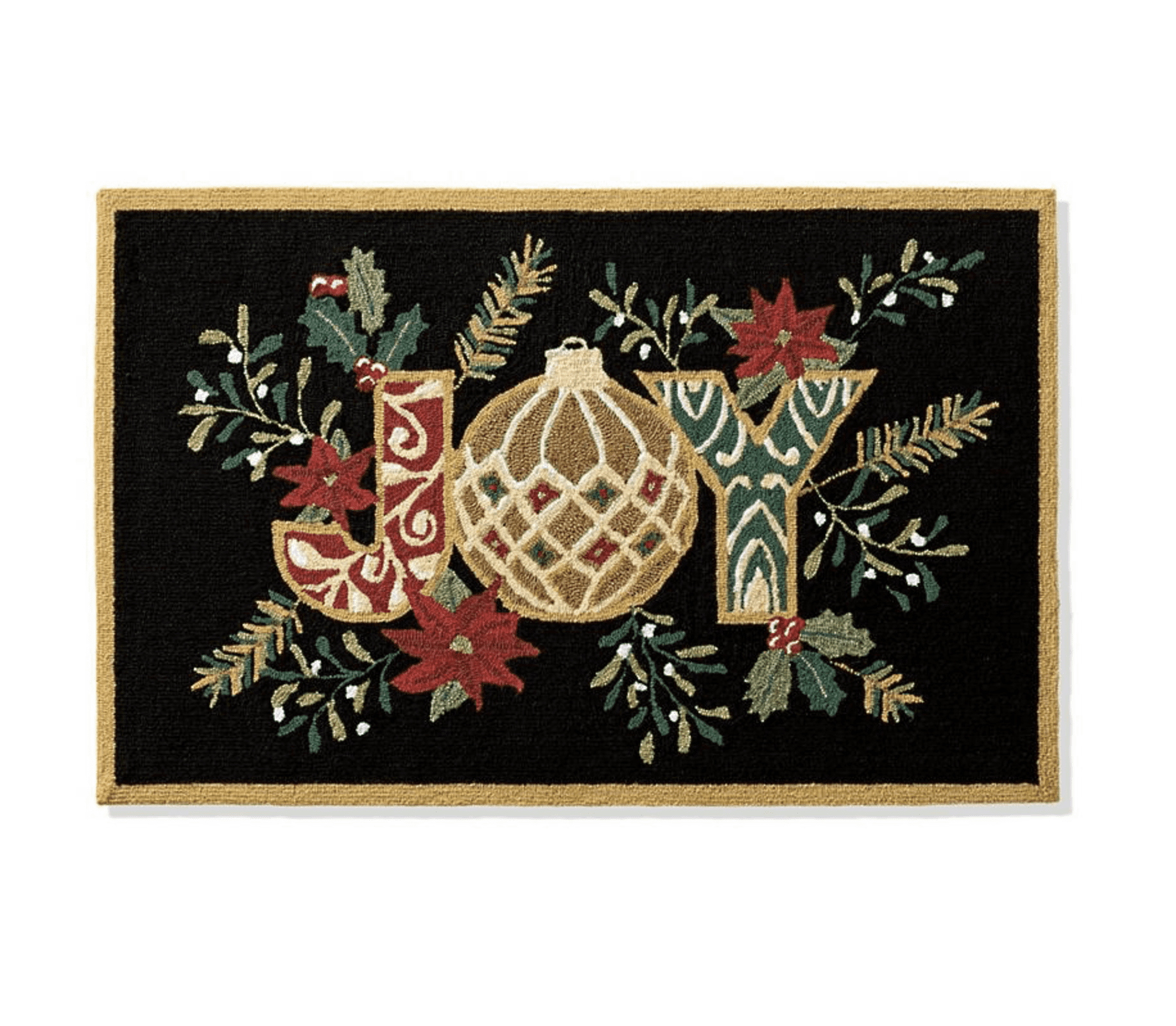 Christmas front door mat