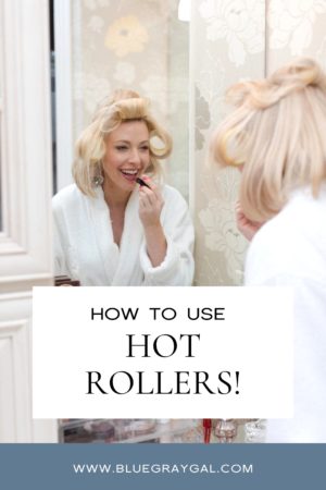 How to use hot rollers to create hot roller hairstyles.