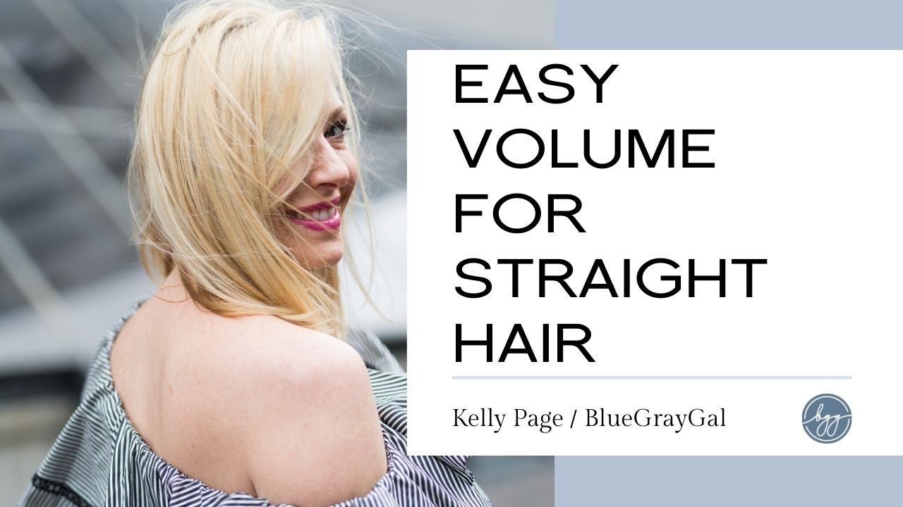 How to get volume in straight hair