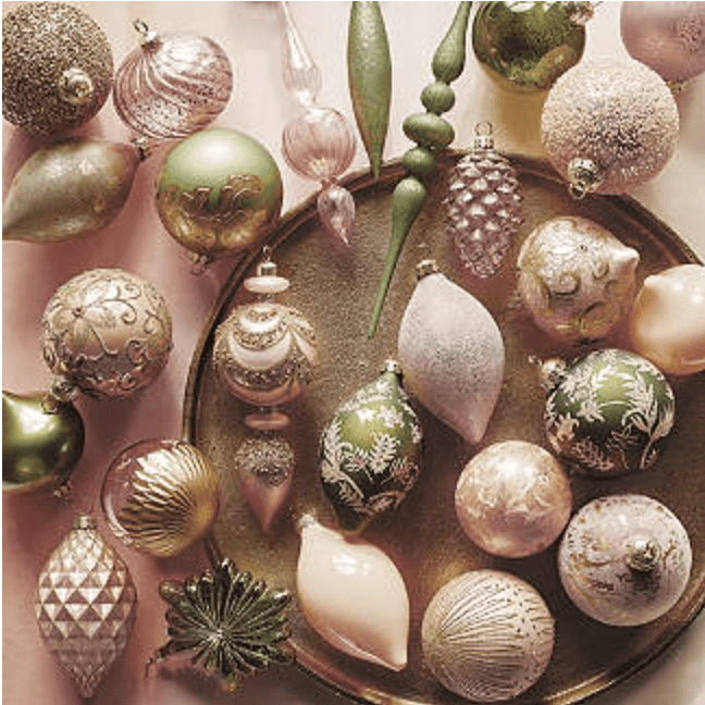 Pink Ornament Set