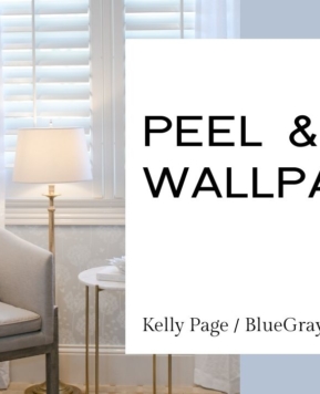 How to Use Peal and Stick Wallpaper!