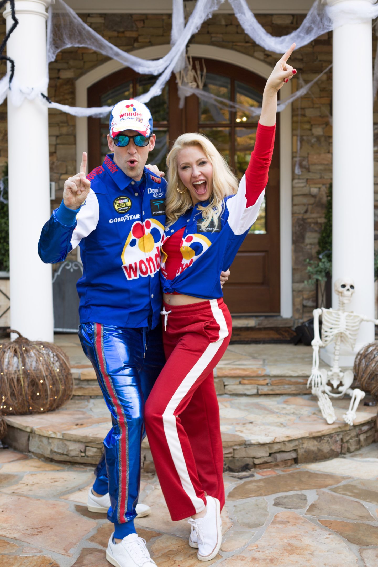 Talladega Nights Couples Costume -  the perfect and easy to assemble Talladega Nights custom for him and her.