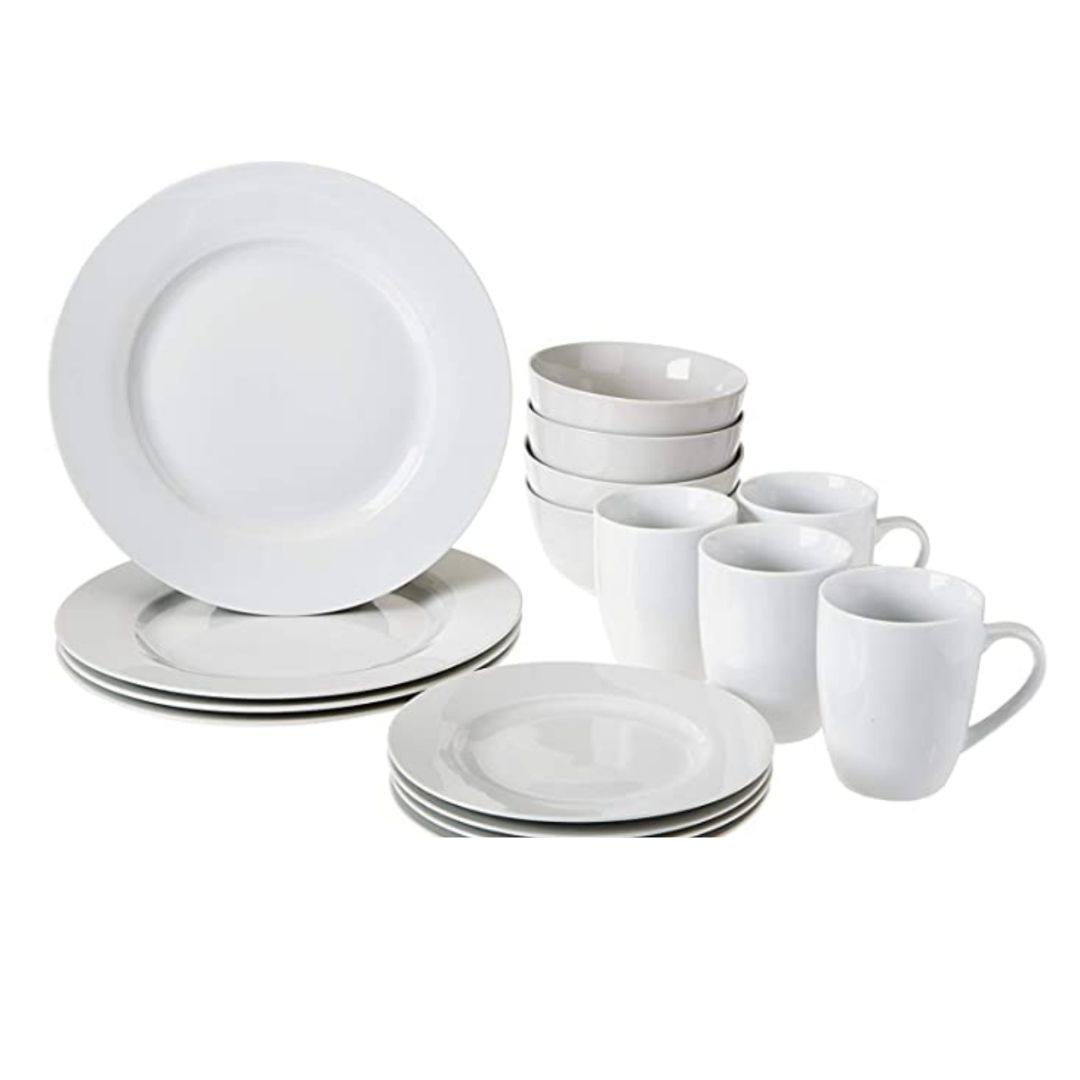 White Plate Set