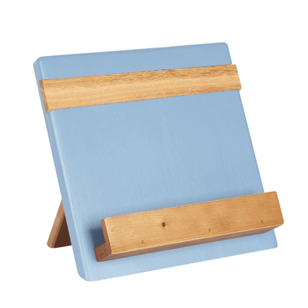 Light Blue cookbook holder by Bali at Calini Coastal