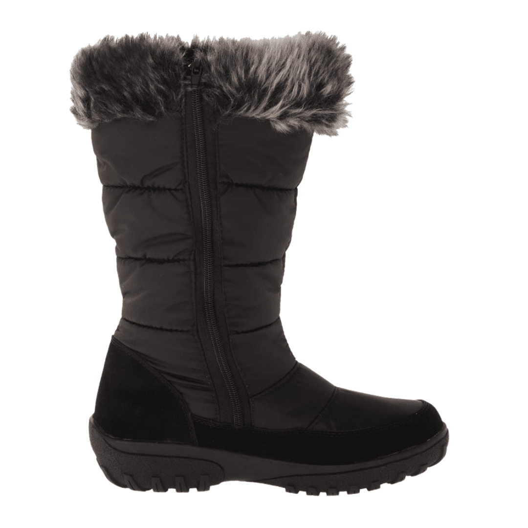 Designer winter boots with an insulated fake fur lining by Flexus Vanish.