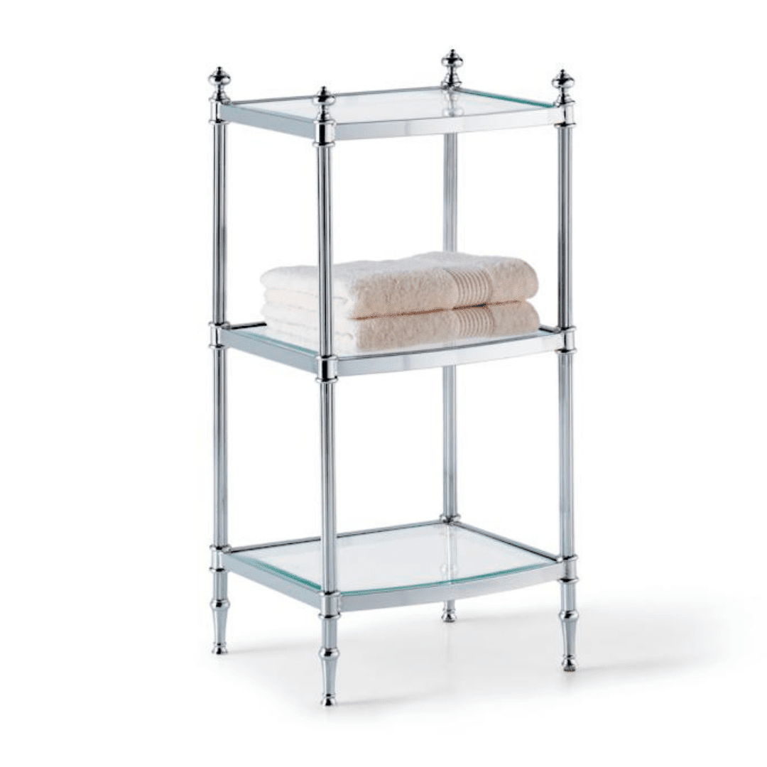 Three Shelf bathroom storage cart