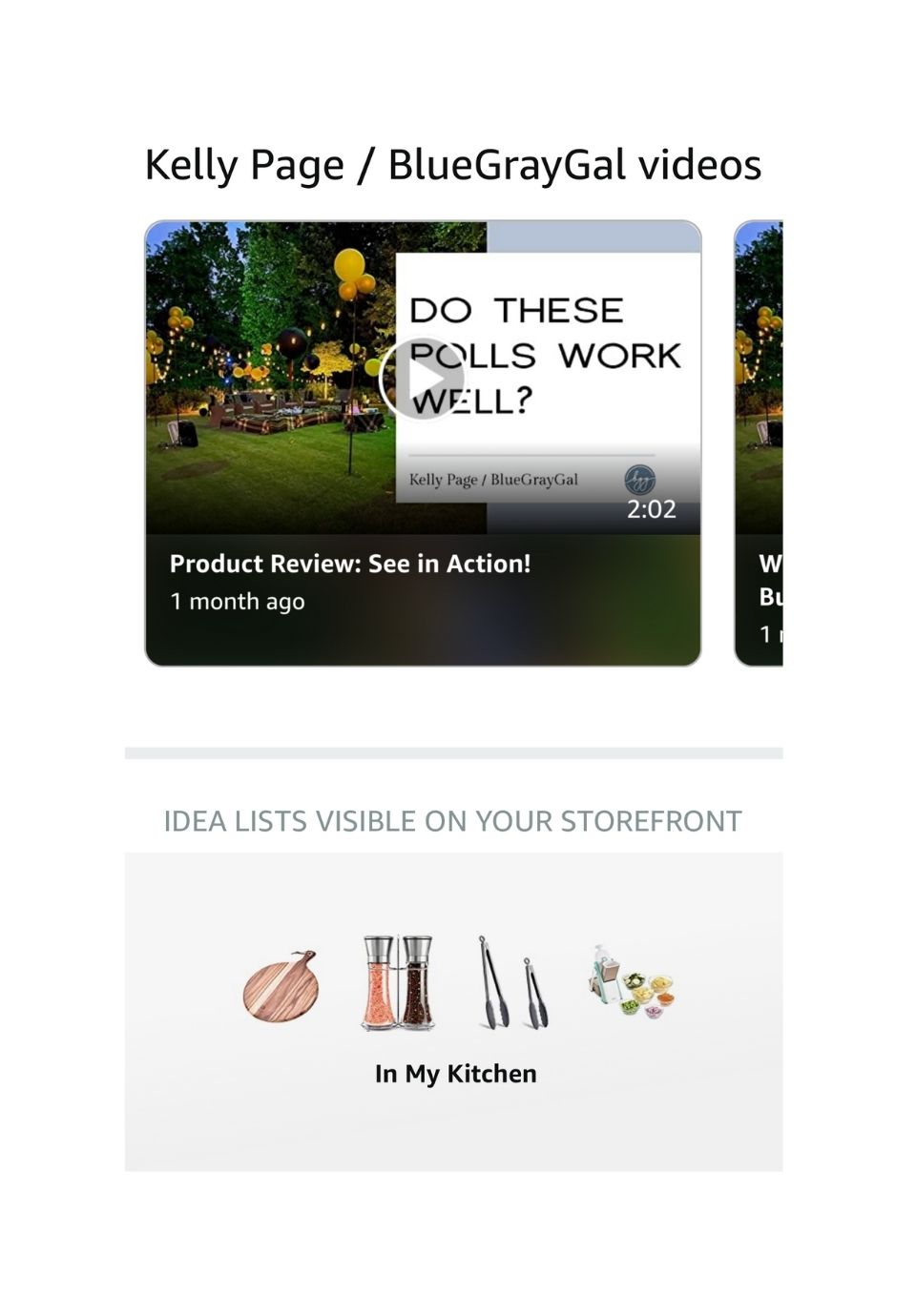 Amazon Live A List Streamer Kelly Page for BlueGrayGal