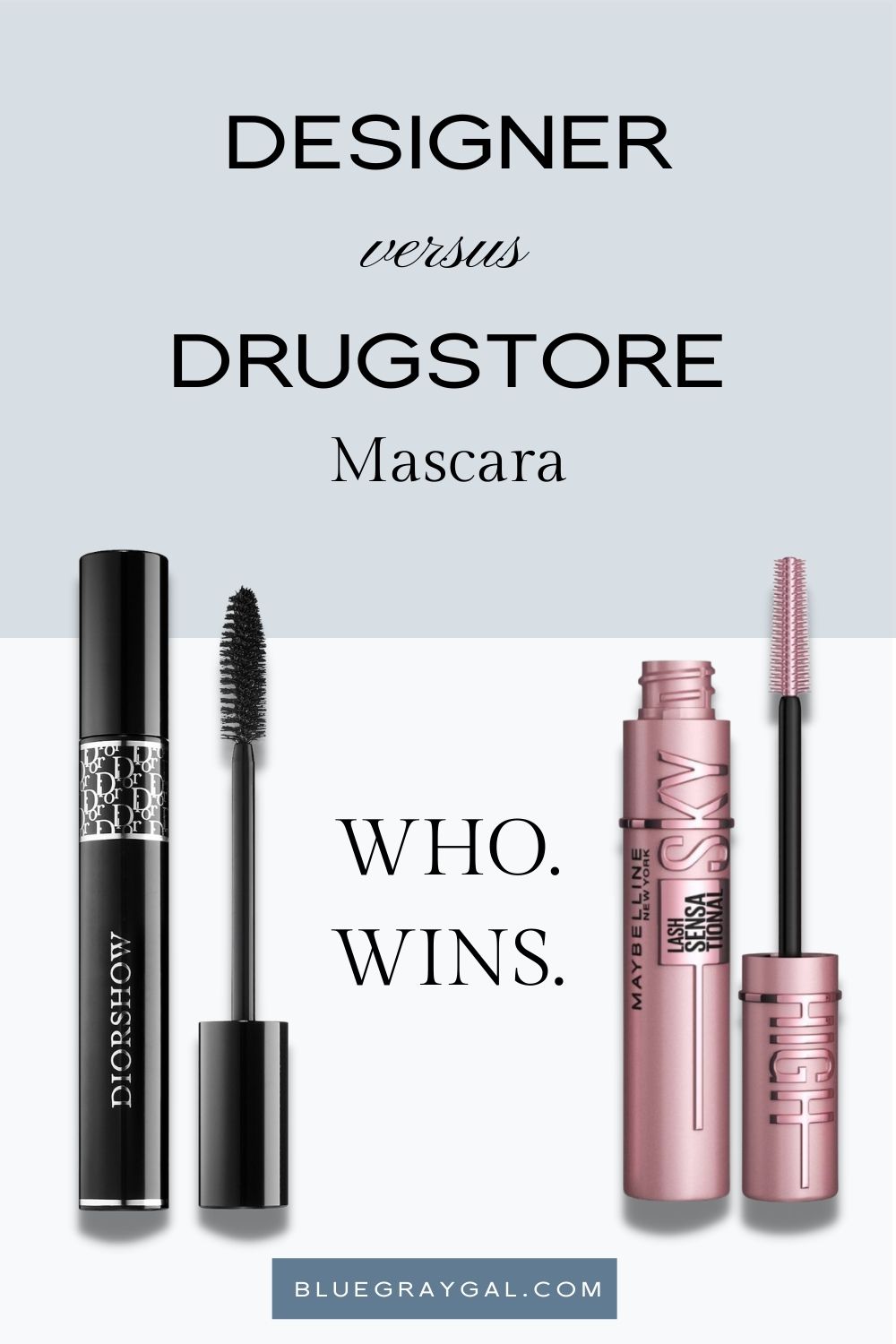 Drugstore mascara verus DiorShow Mascara