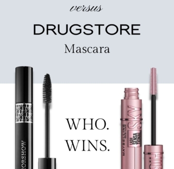 Designer vs. Drugstore Mascara