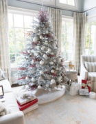 My Dream Blue Gray Tree Design