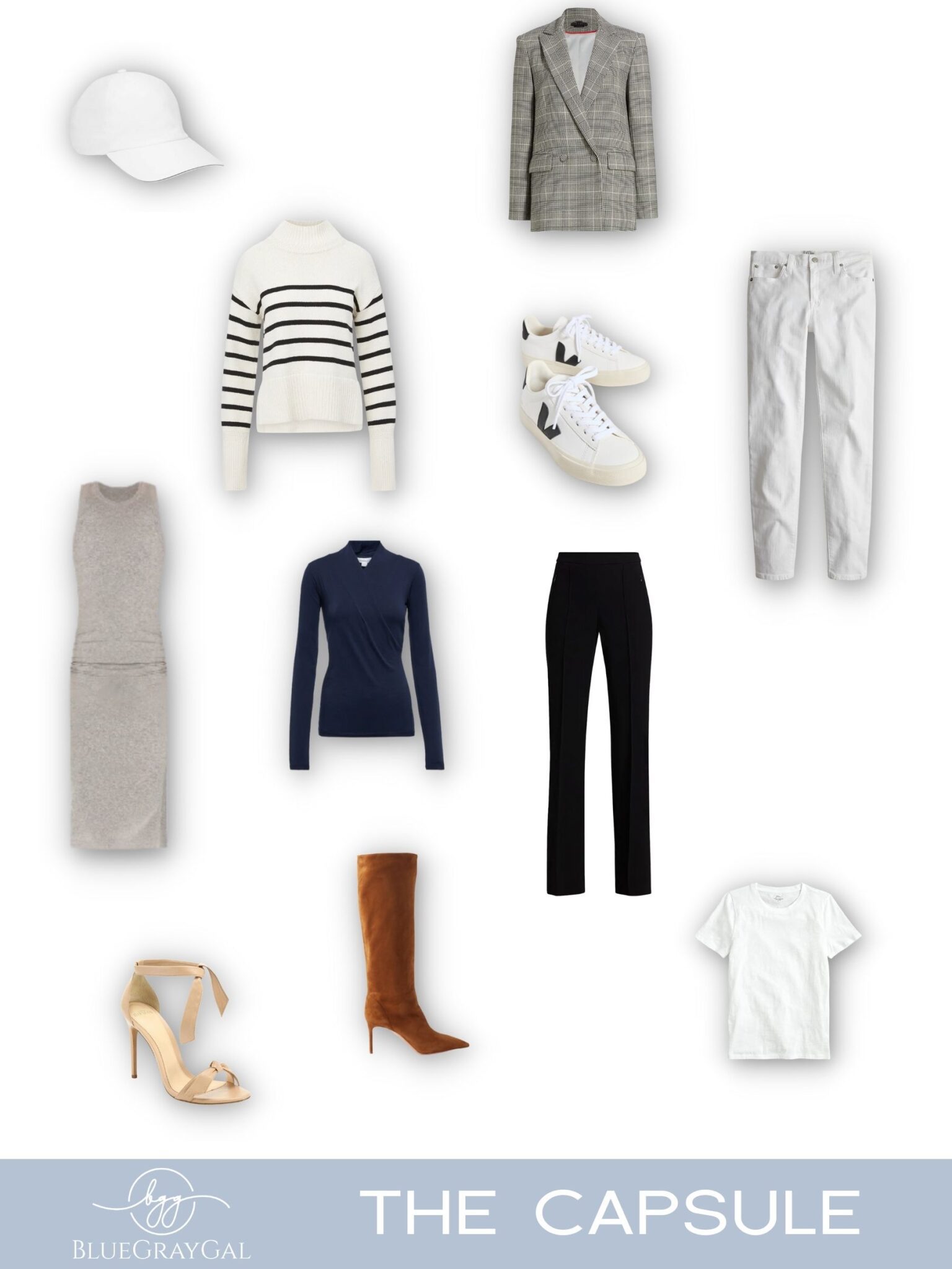 The 11 piece capsule wardrobe for travel.