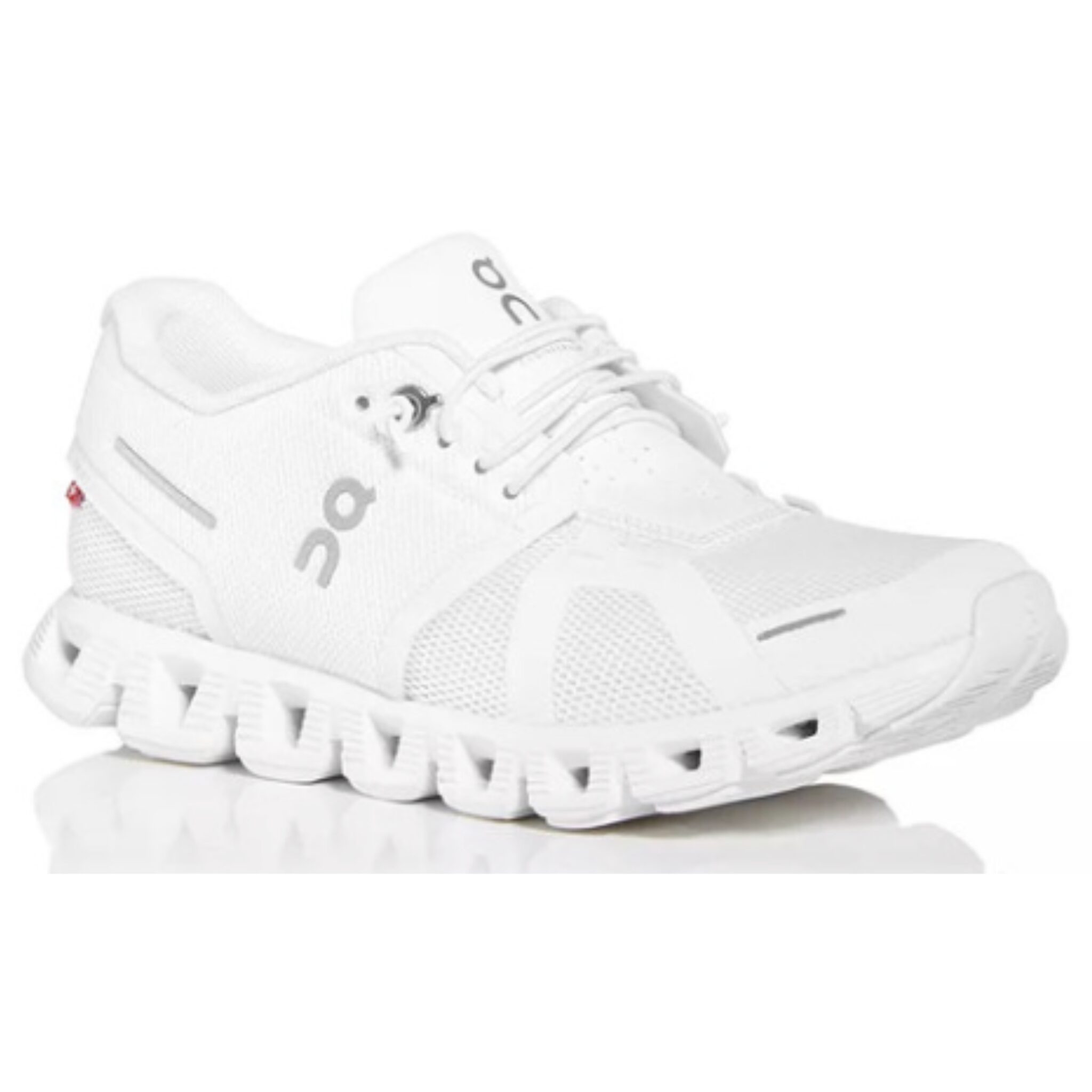White sneakers to wear with leather leggings.
