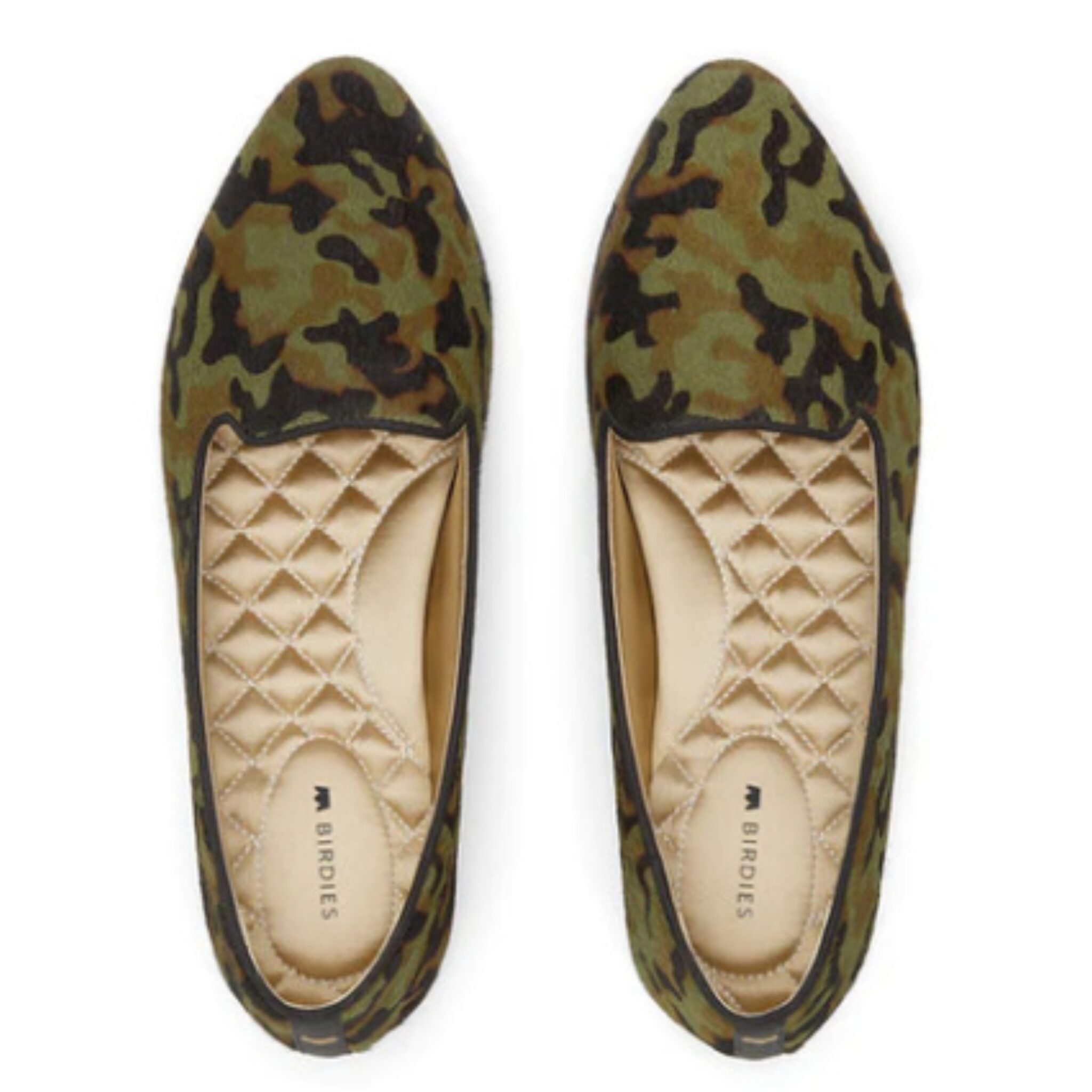 Camo slippers that were once Oprah's Favorite Slippers.