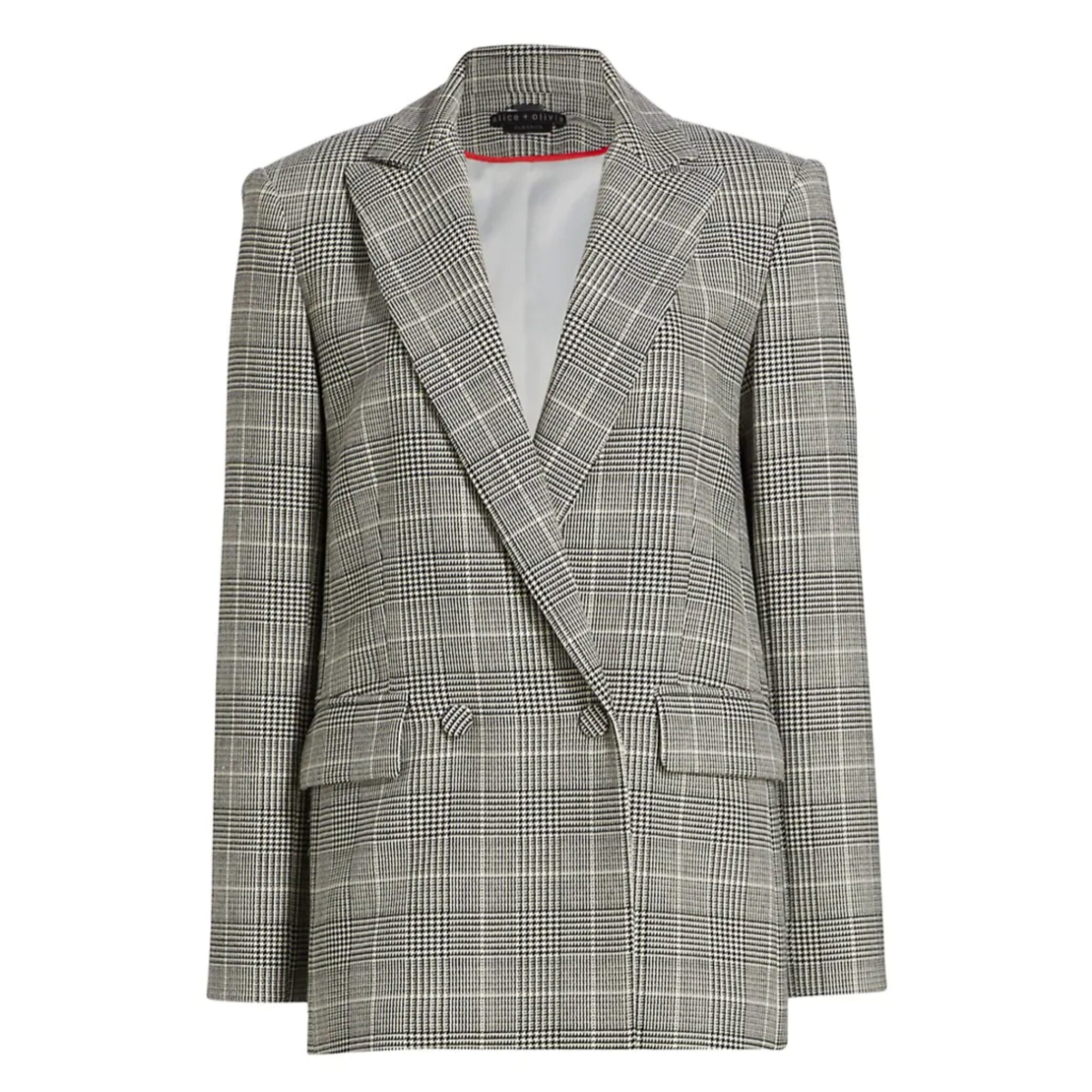 Oversized Plaid Blazer